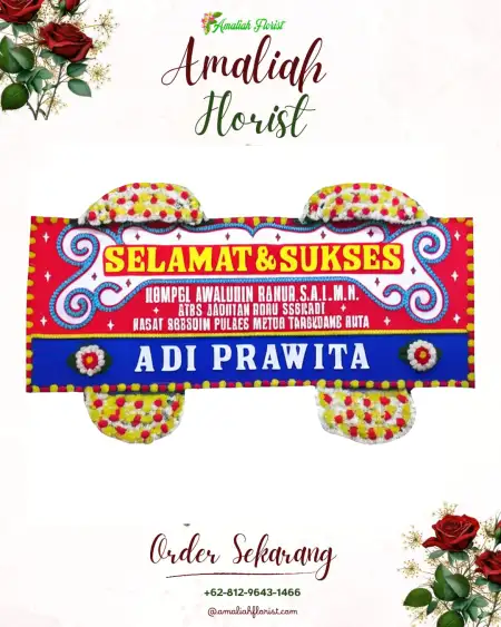 Papan Bunga Ucapan Selamat Kleak